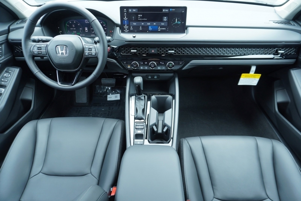 New, 2024 Honda Accord Hybrid EX-L, Gray, 28975-3