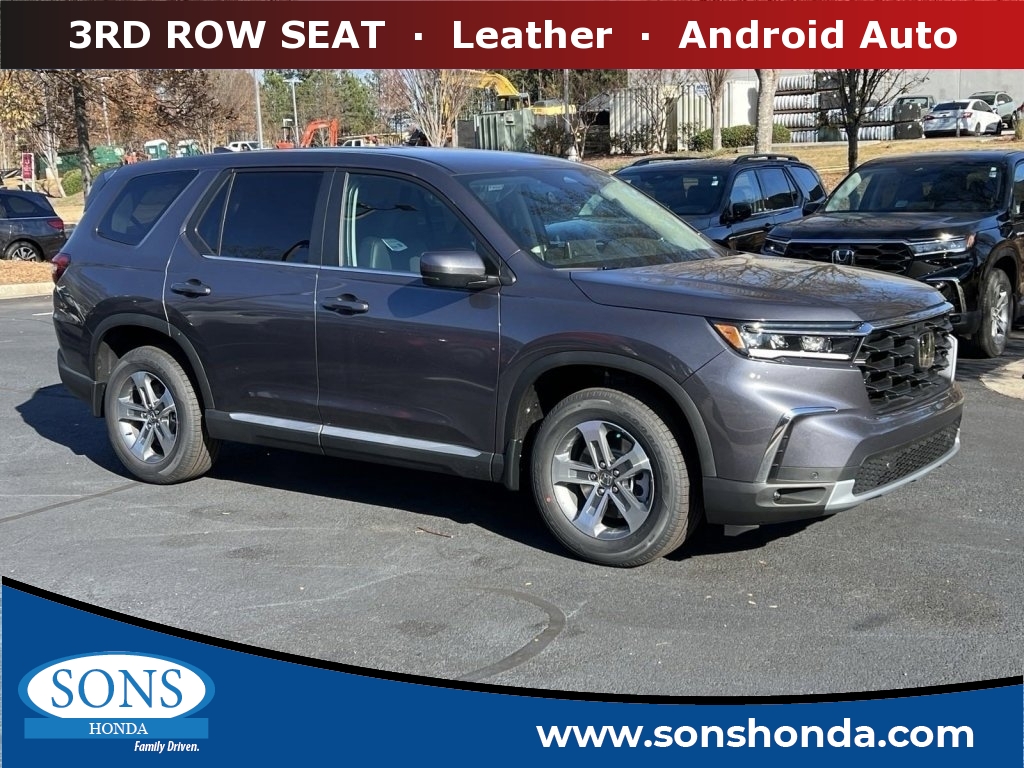 New, 2024 Honda Pilot EX-L, Gray, 28423-1