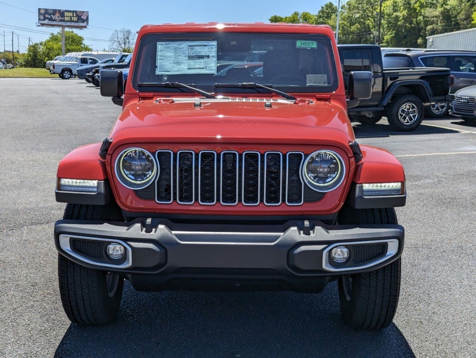 New, 2024 Jeep Wrangler Sahara, Red, J4067-2