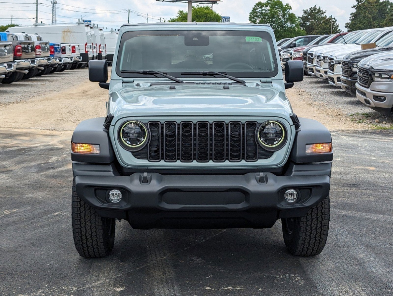 New, 2024 Jeep Wrangler Sport S, Gray, J4103-3