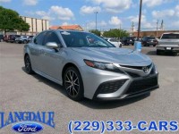 Used, 2021 Toyota Camry SE, Silver, P21769-1