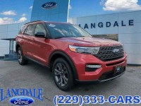 Used, 2022 Ford Explorer XLT, Red, P21764-1
