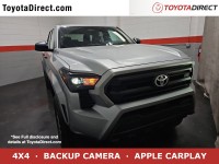 New, 2024 Toyota Tacoma SR Double Cab 5' Bed MT, Silver, RT025249-1