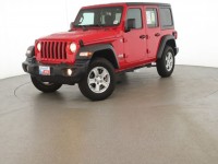 Used, 2021 Jeep Wrangler Unlimited Sport S 4x4, Red, PW624188-1