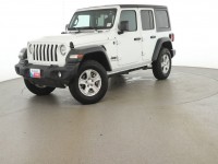 Certified, 2023 Jeep Wrangler 4-Door Sport S 4x4, White, NW574730-1