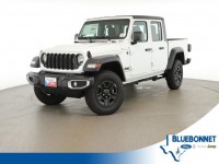 New, 2024 Jeep Gladiator GLADIATOR SPORT 4X4, White, JL124868-1