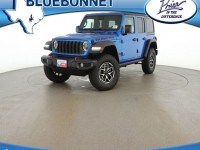 New, 2024 Jeep Wrangler WRANGLER 4-DOOR RUBICON, Blue, JW287342-1