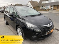 Used, 2012 VAUXHALL ZAFIRA 1.4 EXCLUSIVE 5DR, Black, -1
