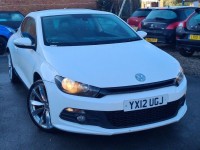 Used, 2012 VOLKSWAGEN SCIROCCO Gt Tdi Bluemotion Technology, White, -1