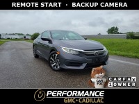 Used, 2016 Honda Civic Coupe LX-P, Gray, GH314044-1