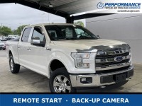Used, 2017 Ford F-150 Lariat, White, HFC08979-1
