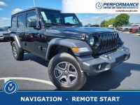 New, 2022 Jeep Wrangler Unlimited Sport S, Black, NW272544-1