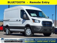New, 2023 Ford E-transit Cargo Van Base, White, 42PKA33343-1