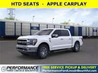 New, 2024 Ford F-150 Lariat, White, RFB15976-1