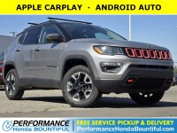 Used, 2018 Jeep Compass Trailhawk, Silver, JT451625A-1
