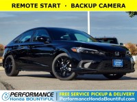 New, 2024 Honda Civic Hatchback Sport CVT, Black, RE025781-1