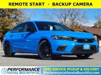 New, 2024 Honda Civic Hatchback Sport CVT, Blue, RE028254-1