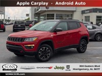Used, 2020 Jeep Compass Trailhawk, Red, PA1398-1