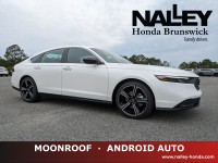 New, 2024 Honda Accord Hybrid Sport, White, H16184-1