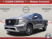 Used, 2021 Nissan Titan SV, Gray, MN529438-1