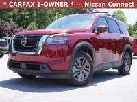 Certified, 2022 Nissan Pathfinder SV, Red, NC259494-1