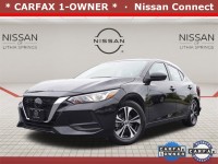 Certified, 2022 Nissan Sentra SV, Black, NY250152-1