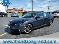 Certified, 2021 Honda Civic Sedan EX, Gray, 41371A-1
