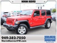 Used, 2019 Jeep Wrangler Unlimited Sport S, Red, V2004912-1