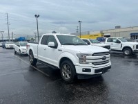 Used, 2018 Ford F-150 Lariat, White, B8993B-1