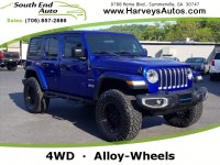 Used, 2018 Jeep Wrangler Unlimited Sahara, Blue, 277936-1