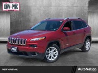 Certified, 2017 Jeep Cherokee Latitude FWD, Red, HW642122-1