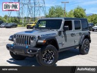 Used, 2021 Jeep Wrangler 4xe Unlimited Rubicon 4x4, Gray, MW767220-1