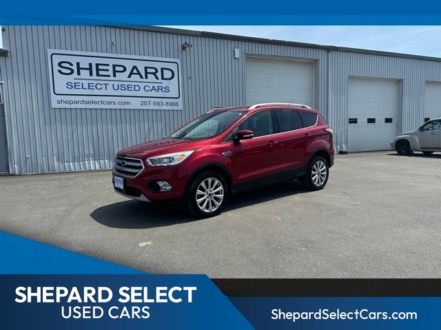 Red 2017 Ford Escape Titanium AWD SUV / Crossover All-Wheel Drive 6-Speed Automatic
