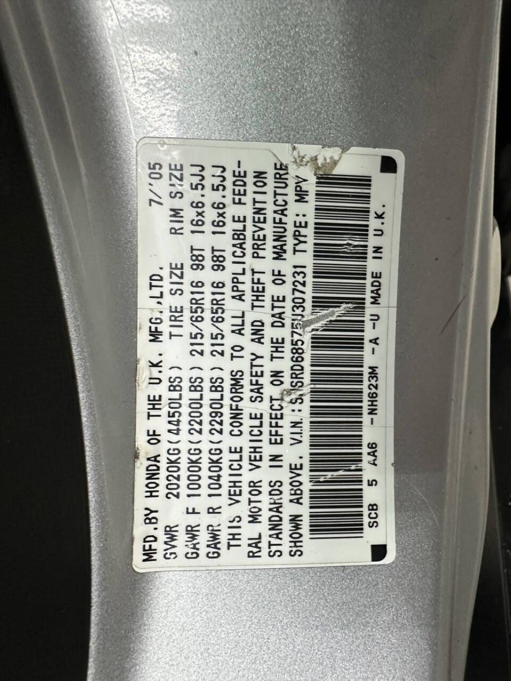 2005 Honda CR-V