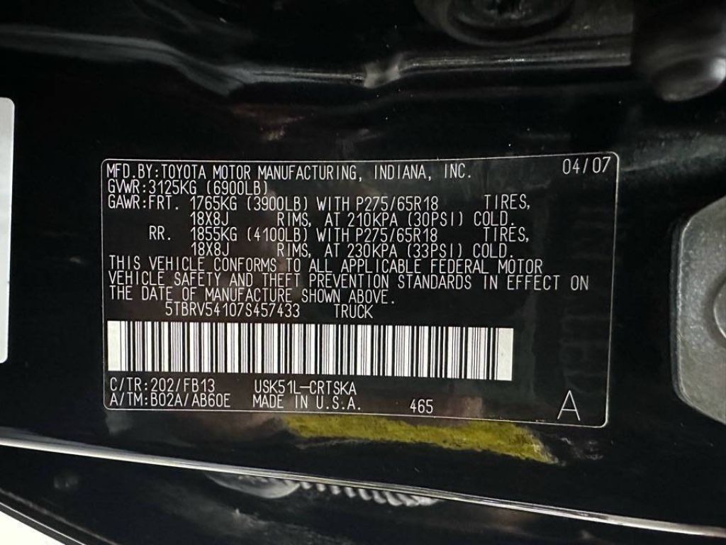 2007 Toyota Tundra