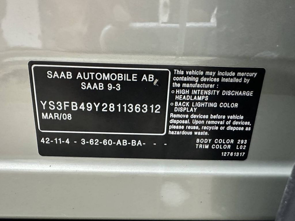 2008 Saab 9-3