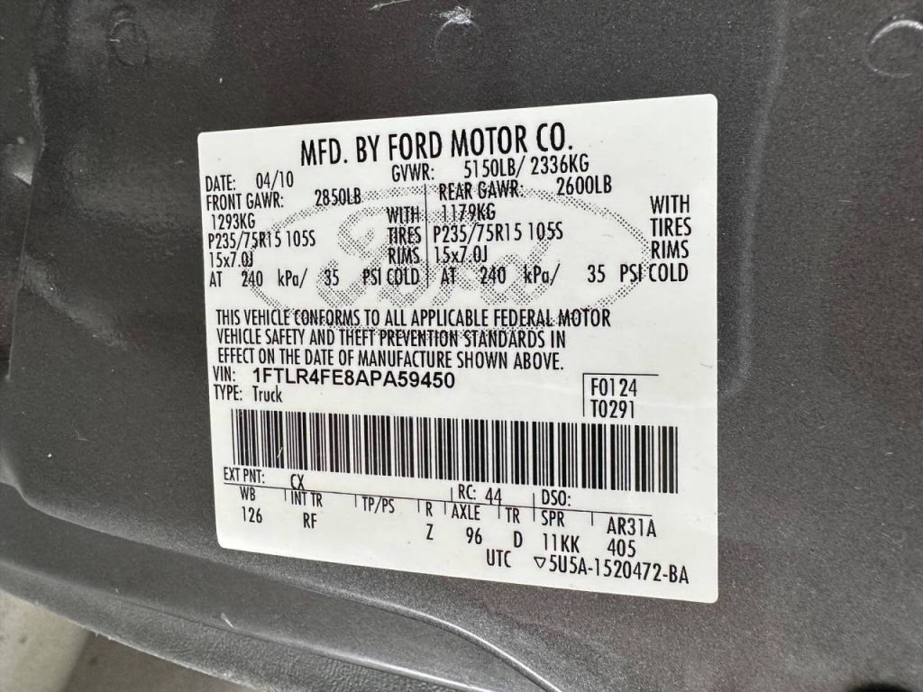 2010 Ford Ranger