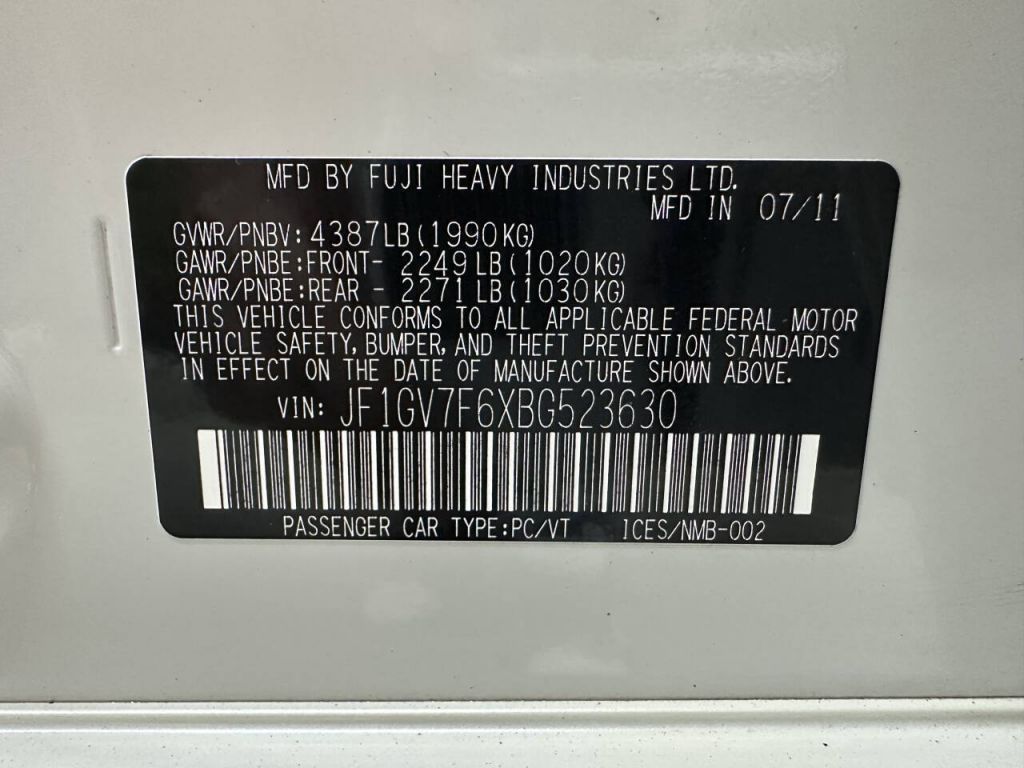 2011 Subaru Impreza