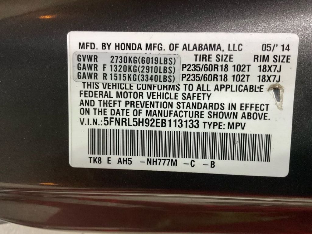 2014 Honda Odyssey