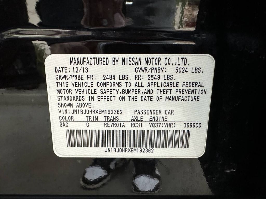 2014 INFINITI QX50
