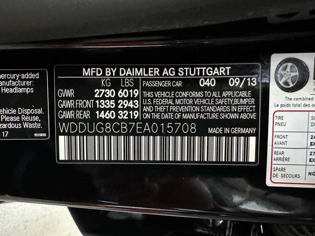 2014 Mercedes-Benz S 550