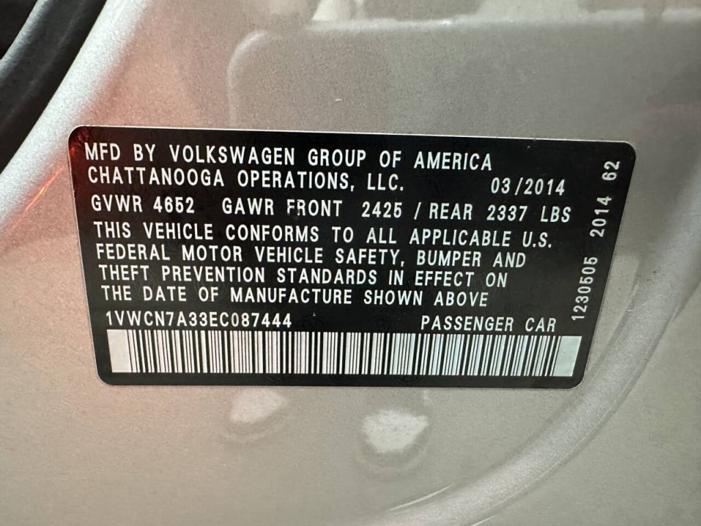 2014 Volkswagen Passat