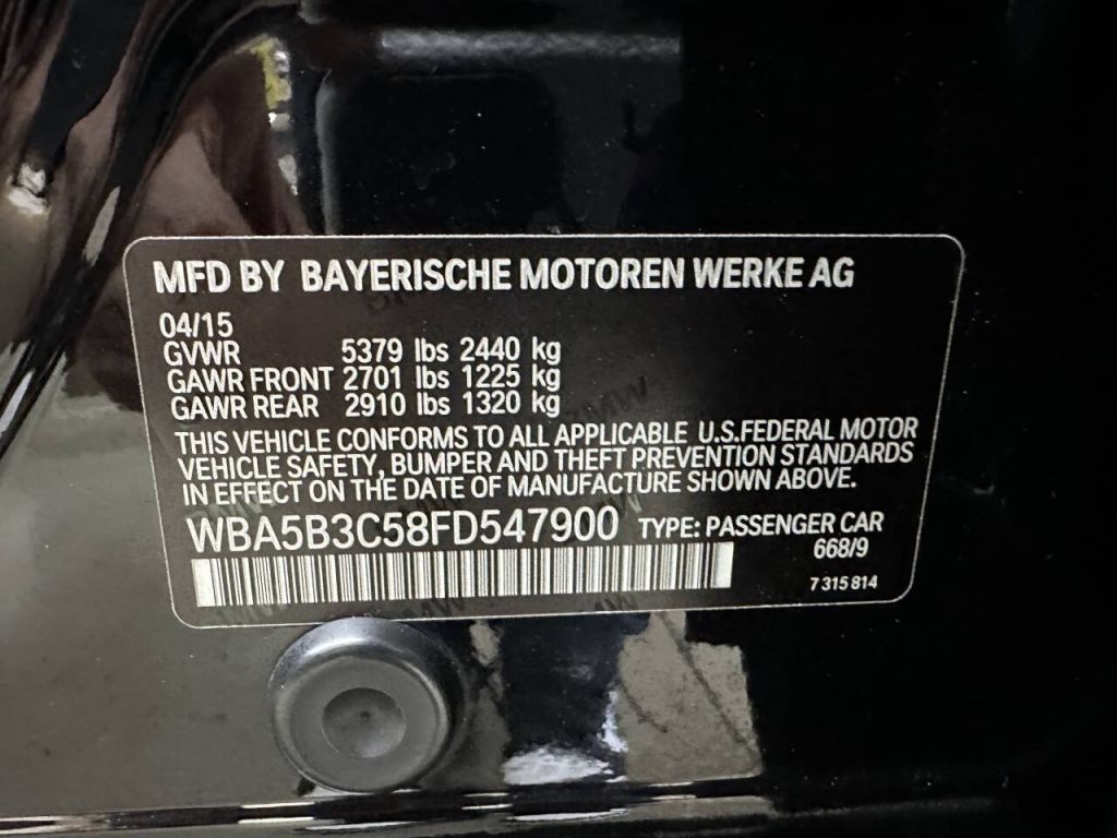 2015 BMW 535i