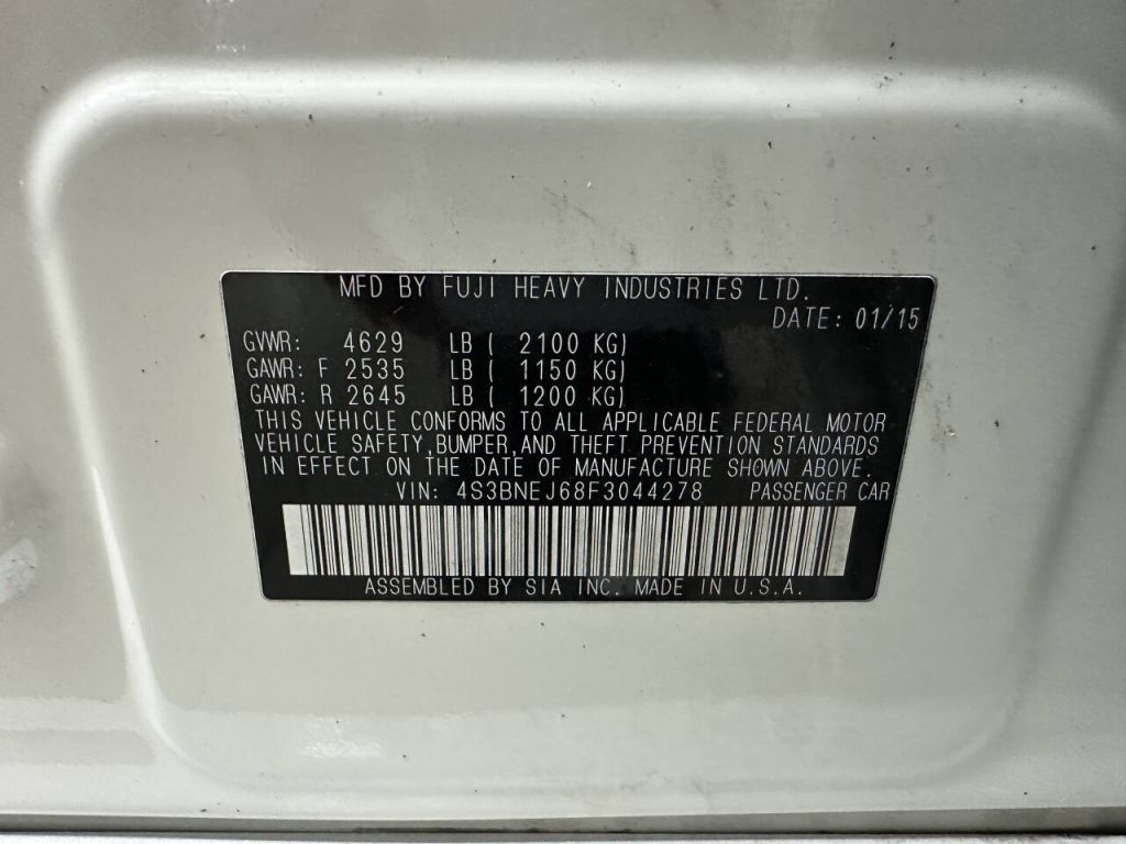 2015 Subaru Legacy