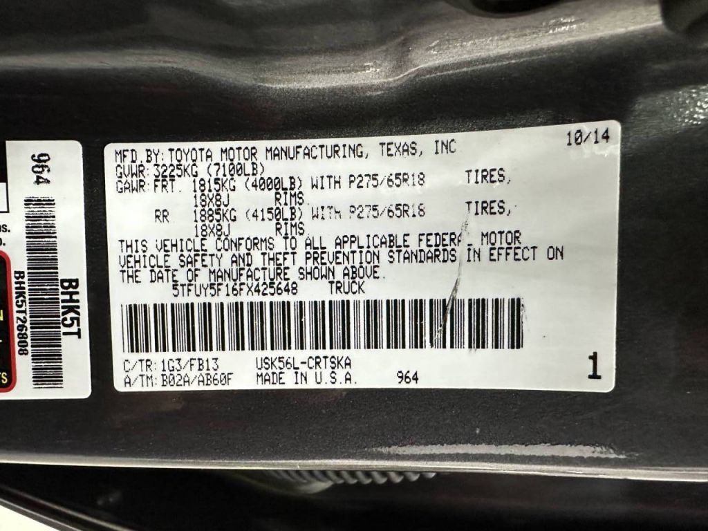 2015 Toyota Tundra