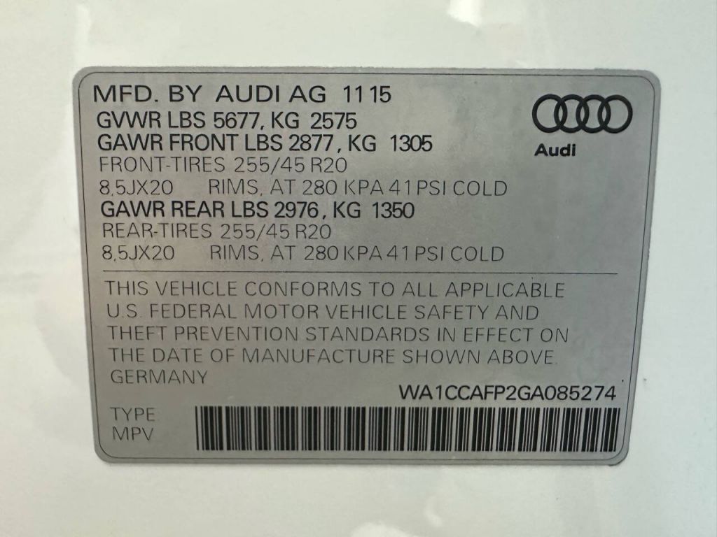 2016 Audi SQ5