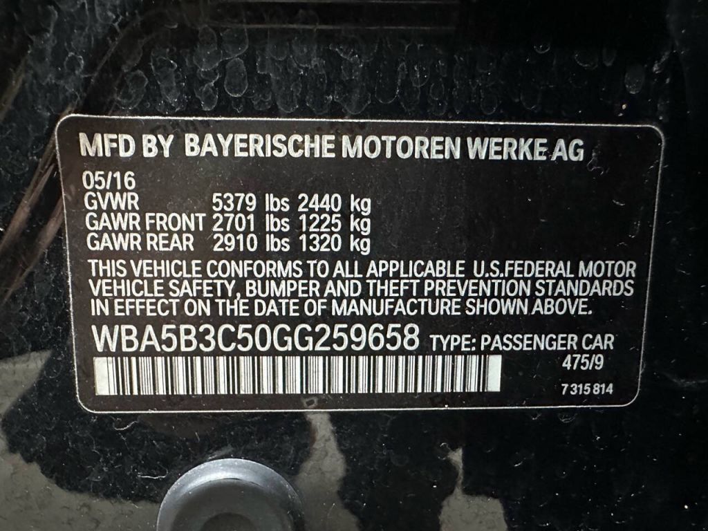 2016 BMW 535i