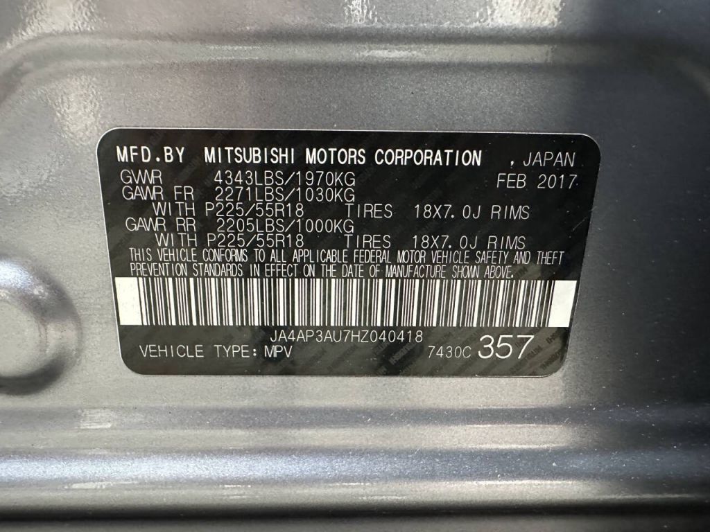 2017 Mitsubishi Outlander Sport