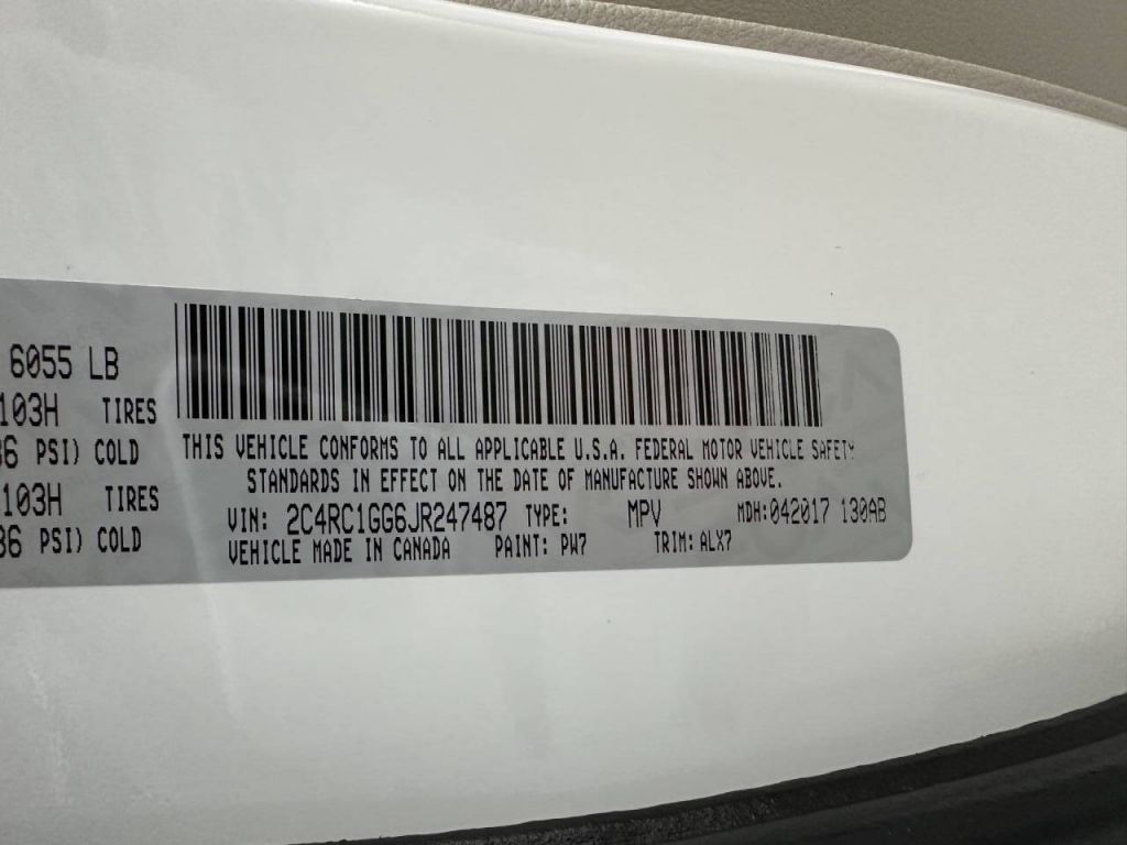 2018 Chrysler Pacifica