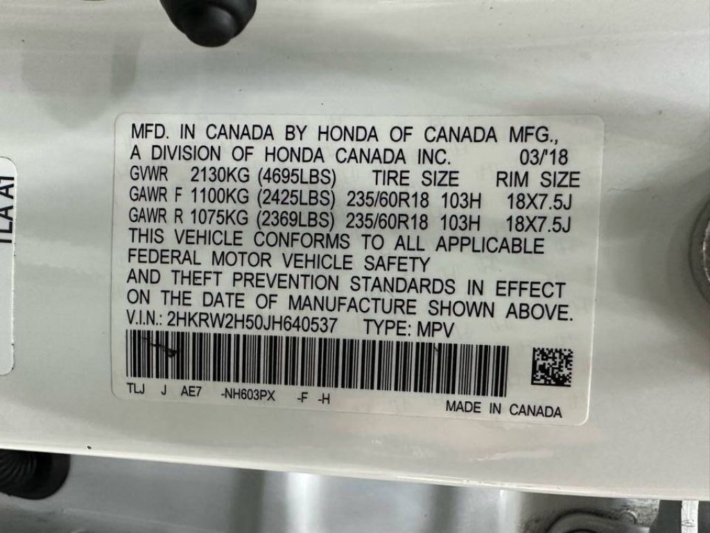 2018 Honda CR-V